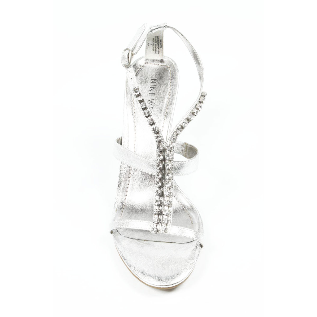 Sandalo con cinturino alla caviglia da donna Nine West NWJAZZY SLVR