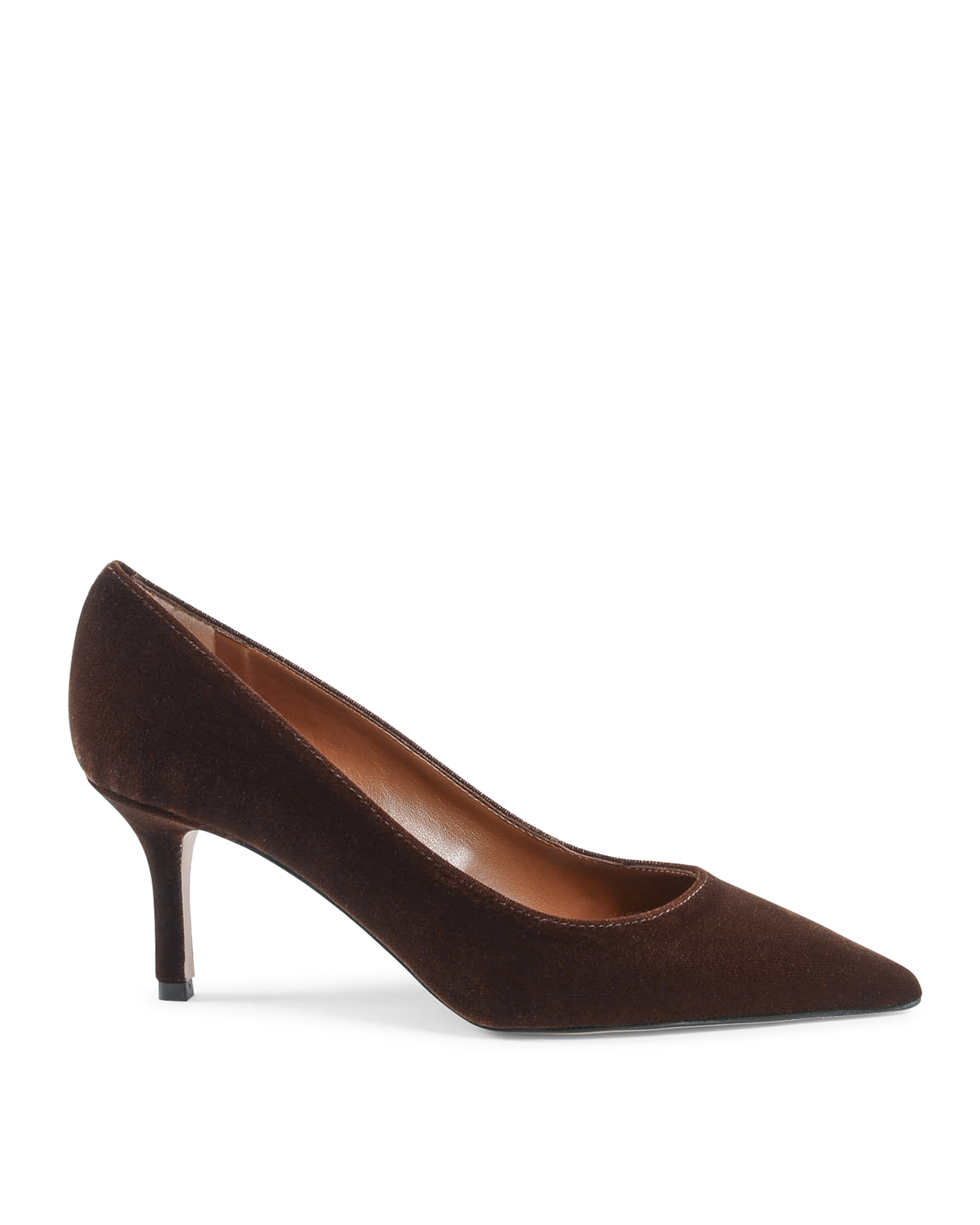 19V69 Italia Decolleté Donna Marrone INES65 VELLUTO CASTAGNO