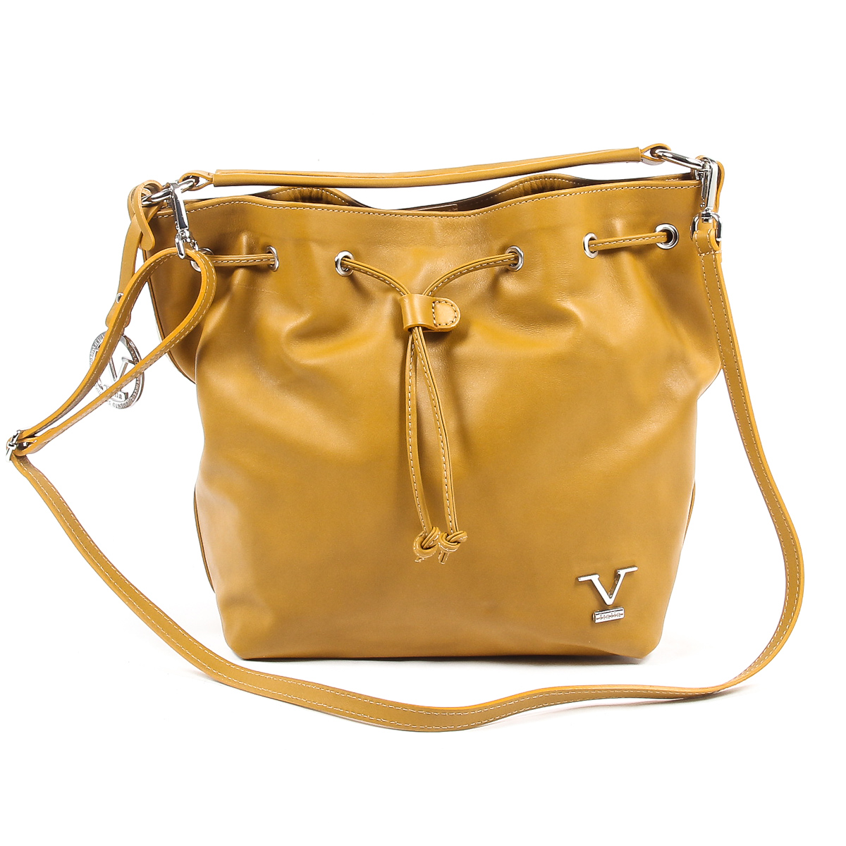 V 1969 Italia Borsa da donna V005-S SOFT SENAPE
