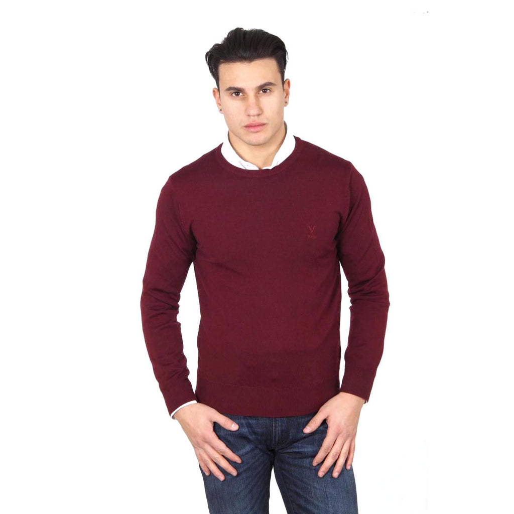 V 1969 Italia maglione girocollo uomo 9800 GIROCOLLO BORDEAUX