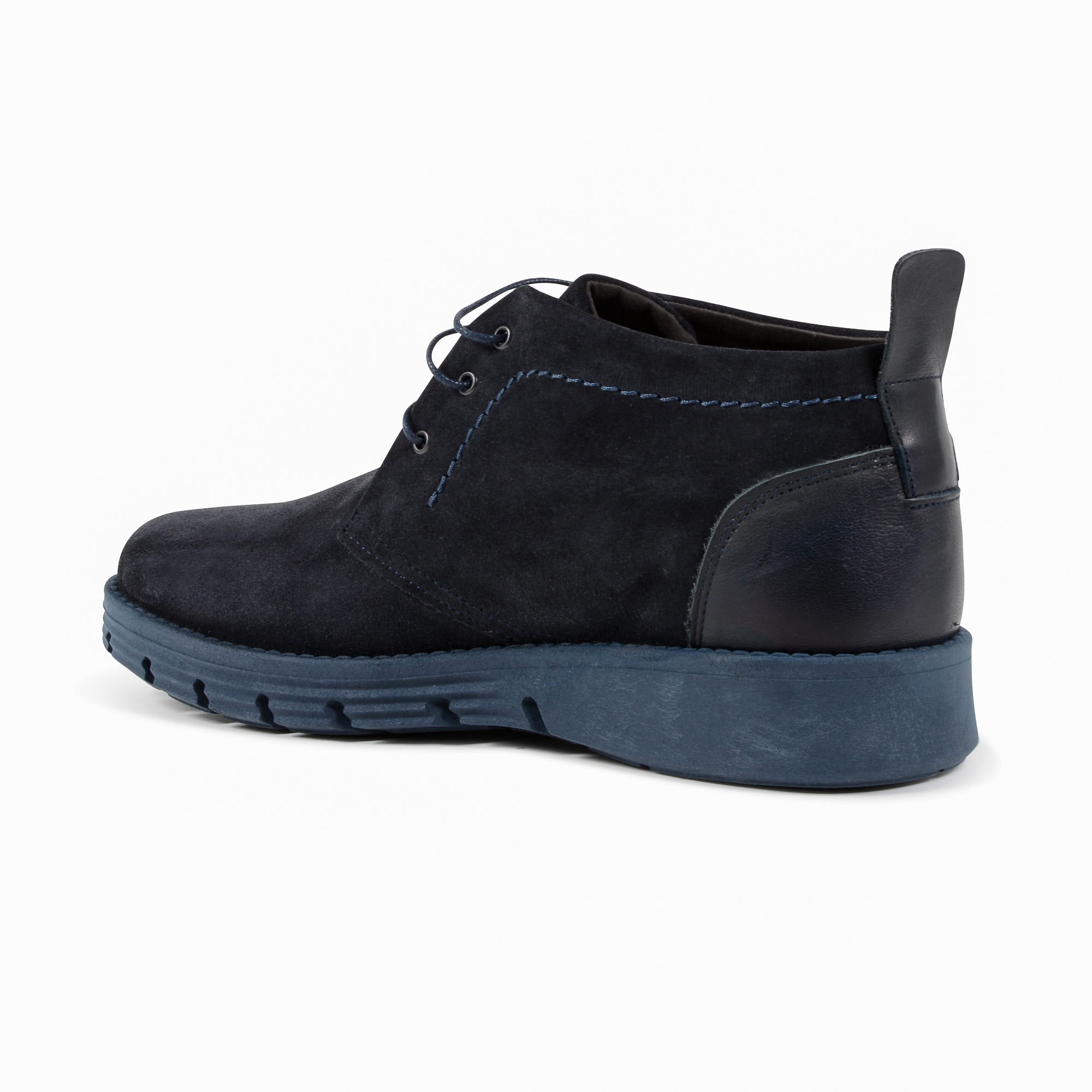 19V69 Italia Stivaletto Uomo Blu 930 CAMOSCIO BLU