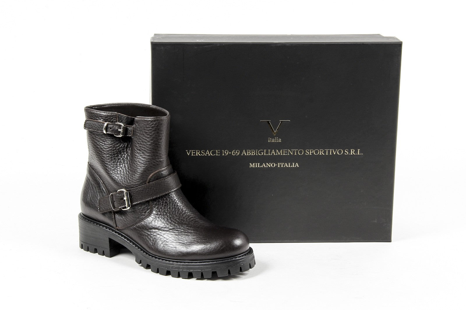 V 1969 Italia Womens Short Boot B1441 CERVO T. MORO