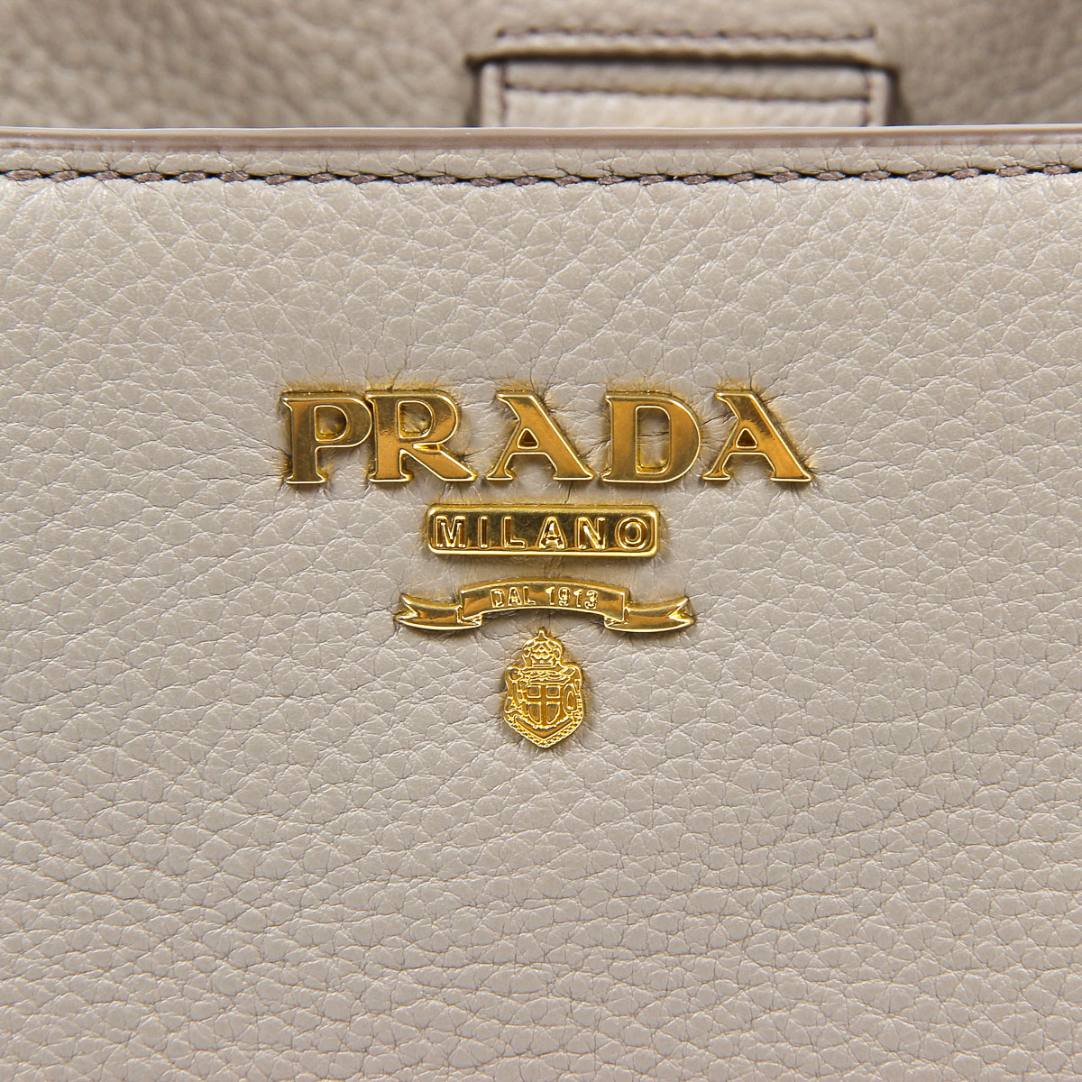 Borsa a mano Prada da donna 1BG113 UWL F0572 ARGILLA VIT DAINO