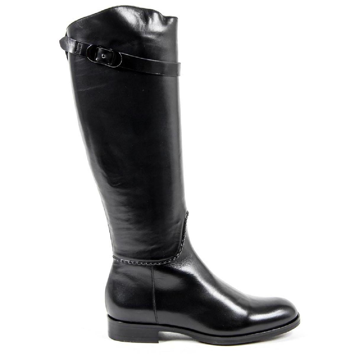 V 1969 Italia Womens High Boot B2414 VITELLO NERO