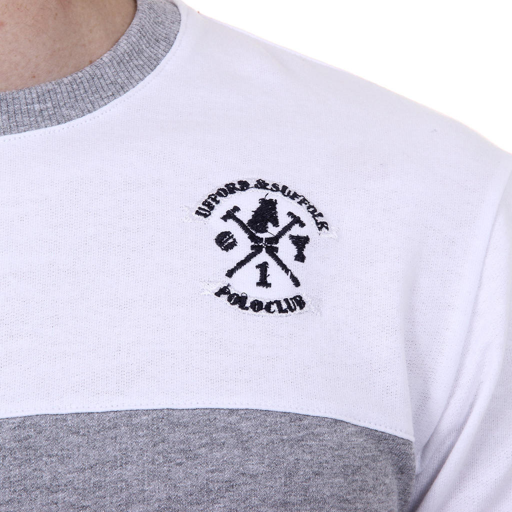 Maglione da uomo a maniche lunghe con scollo tondo Ufford & Suffolk Polo Club