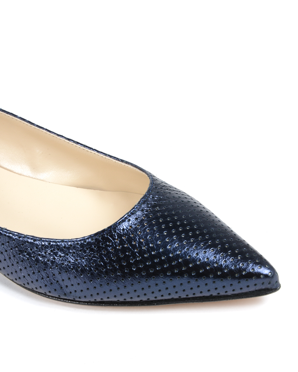 19V69 Italia Ballerina Donna Lamè Blu Navy 4747 TRAF LAM BLU SCURO