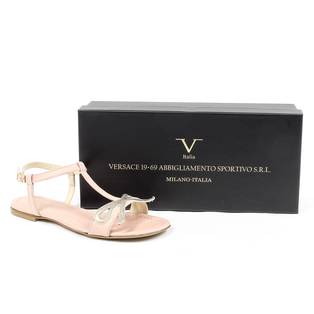 V 1969 Italia Sandalo piatto da donna Rosa LISA