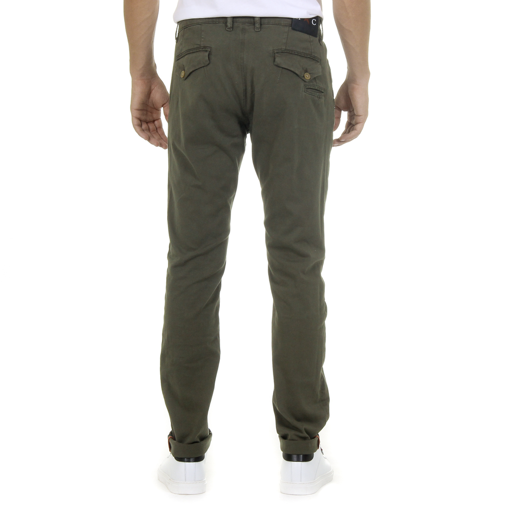 Pantaloni da uomo Andrew Charles verdi AMARA