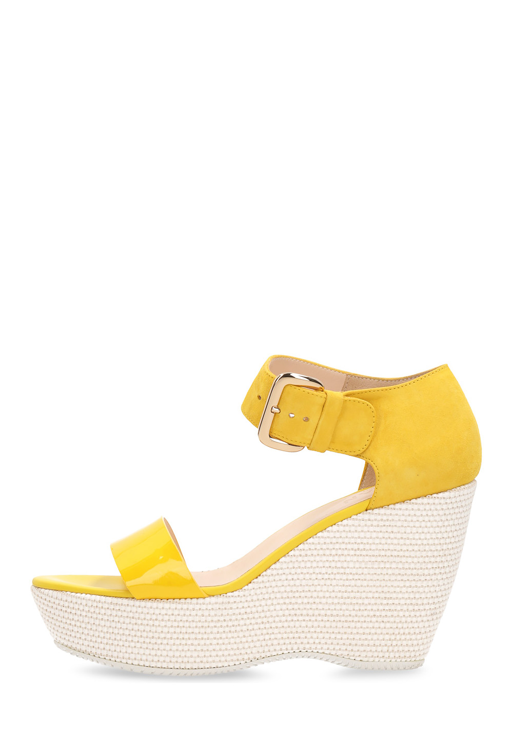 Hogan Sandalo con zeppa da donna giallo HXW2000H7900NNG013