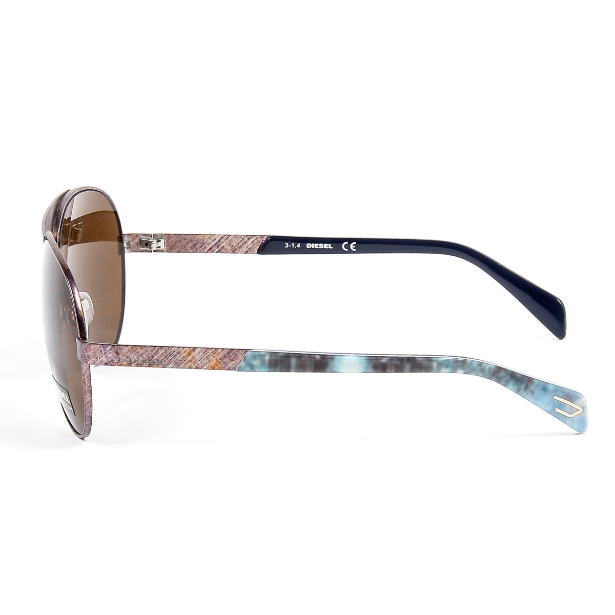 Occhiali da sole in metallo da uomo Diesel DL0119 62 37E