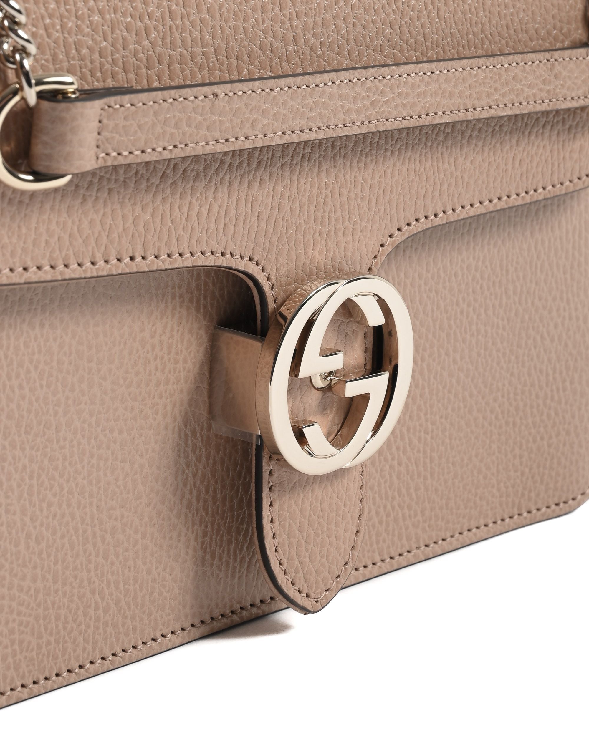 Borsa Gucci Interlocking in pelle con catena 510303 CAO0G 2754