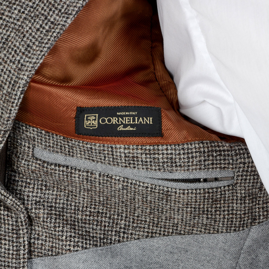 Corneliani Giacca Uomo Maniche Lunghe Grigio