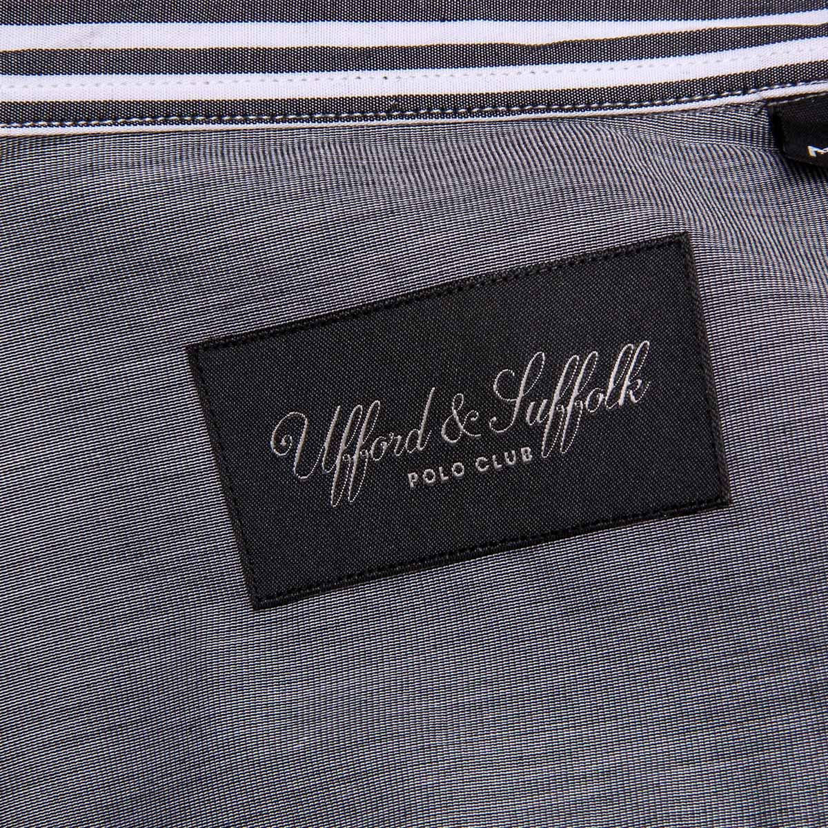 Camicia da uomo Ufford & Suffolk Polo Club USC02 B2 NERO