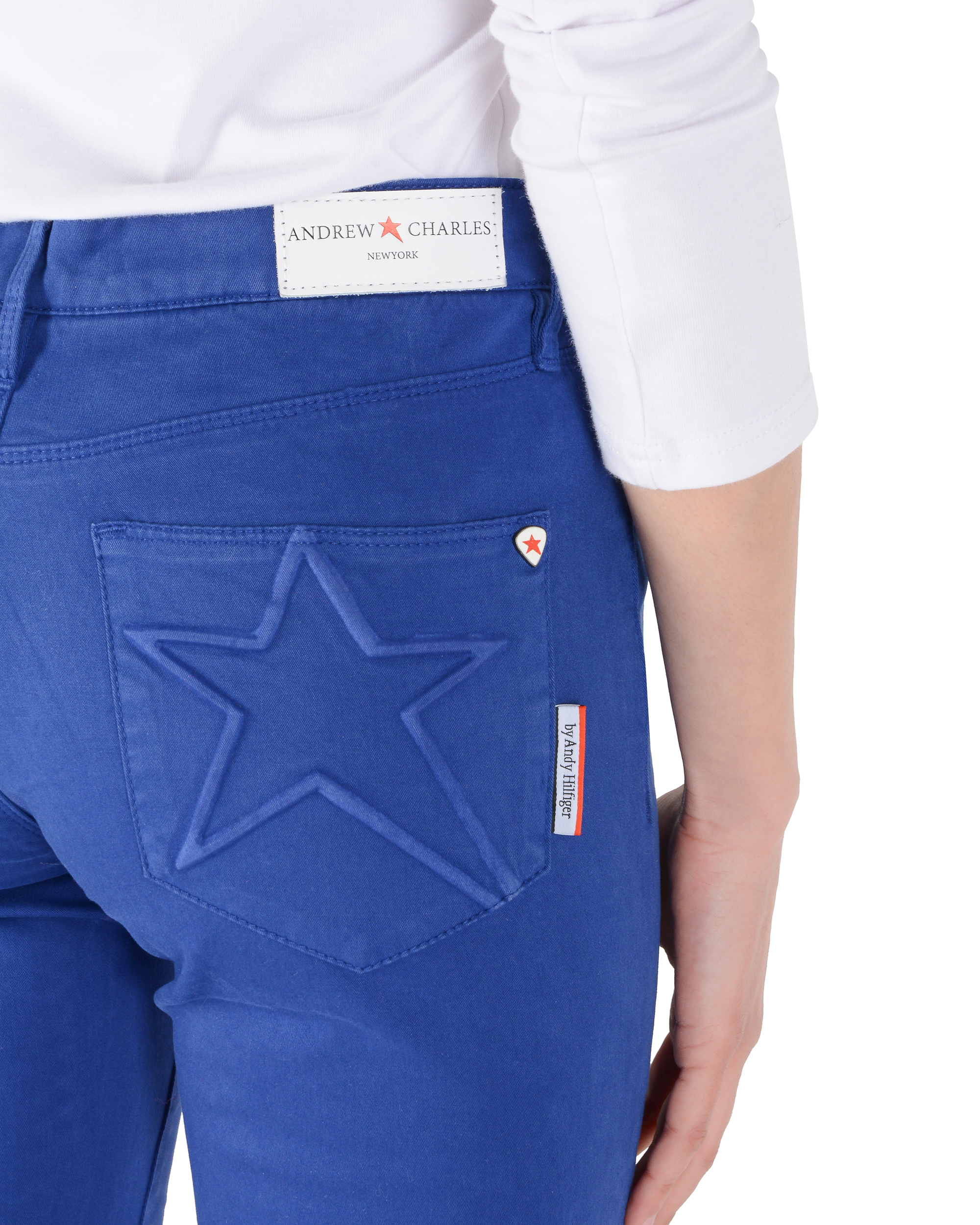 Pantaloni da donna Andrew Charles Slim Fit CLAIRE BLUE