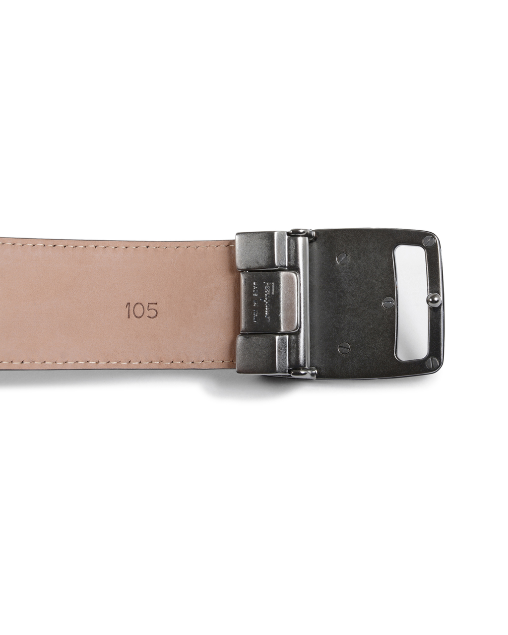 Cintura regolabile da uomo Salvatore Ferragamo nera 679775 697074