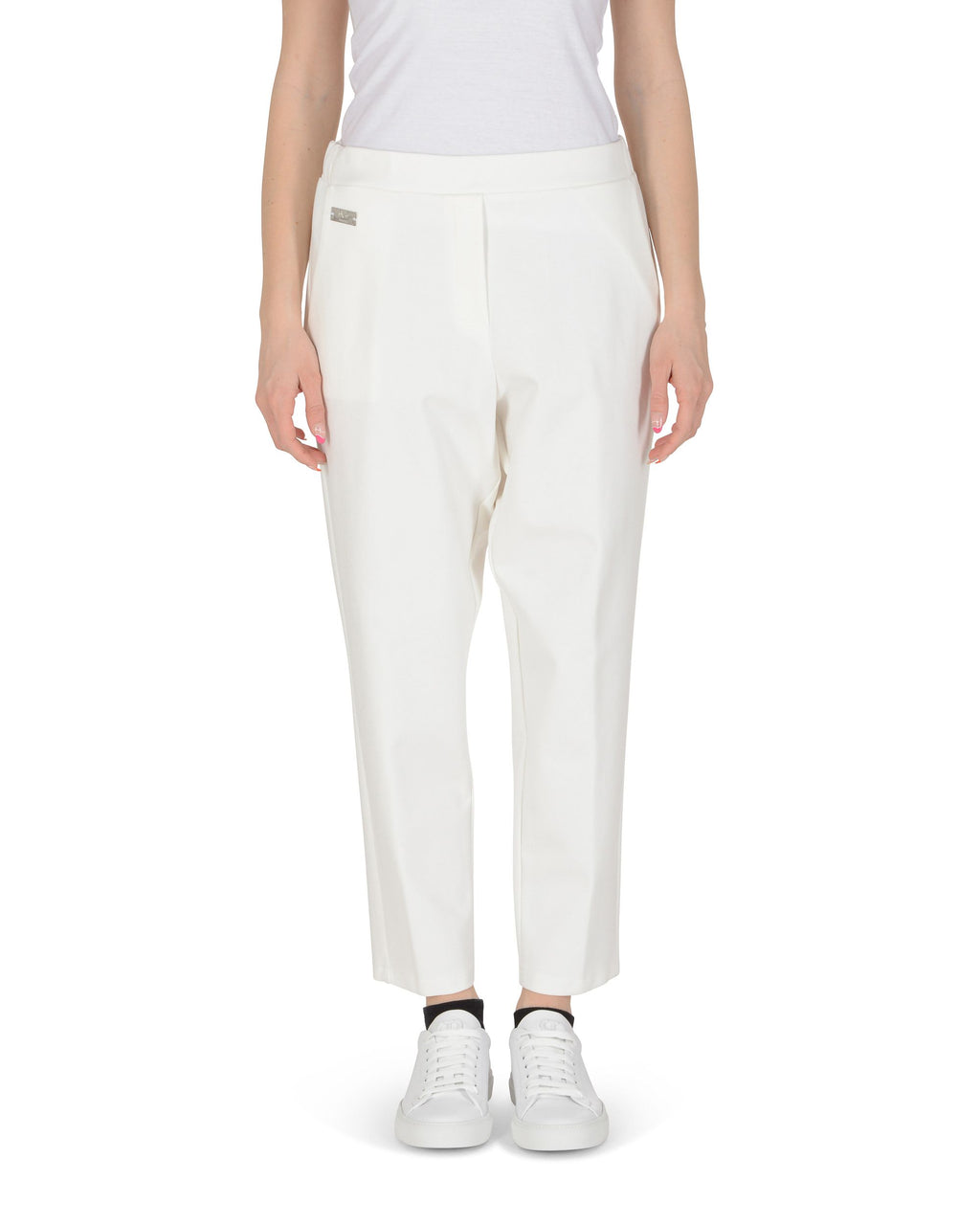 19V69 Italia Pantaloni da donna bianchi BOND WHITE