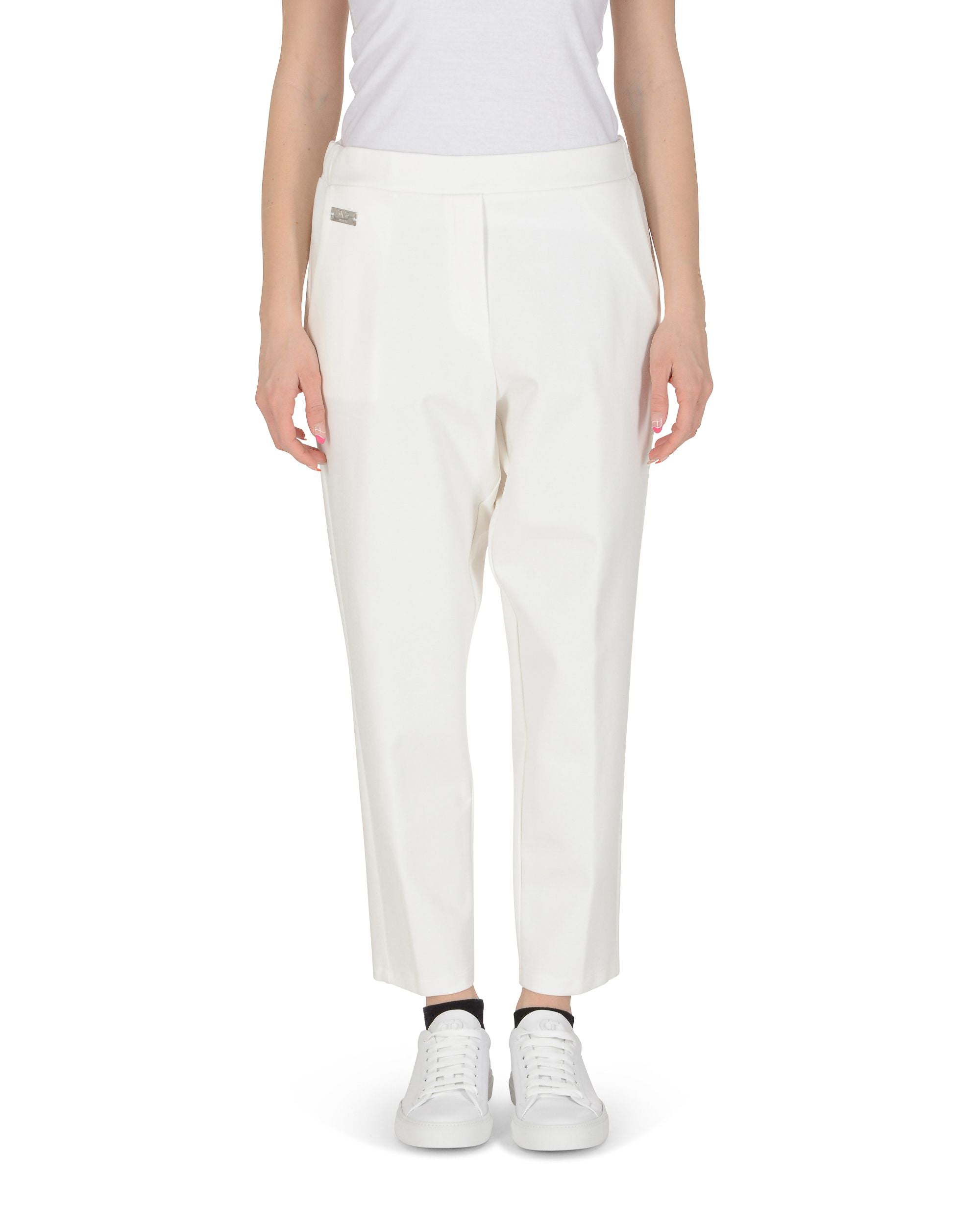 19V69 Italia Pantaloni da donna bianchi BOND WHITE