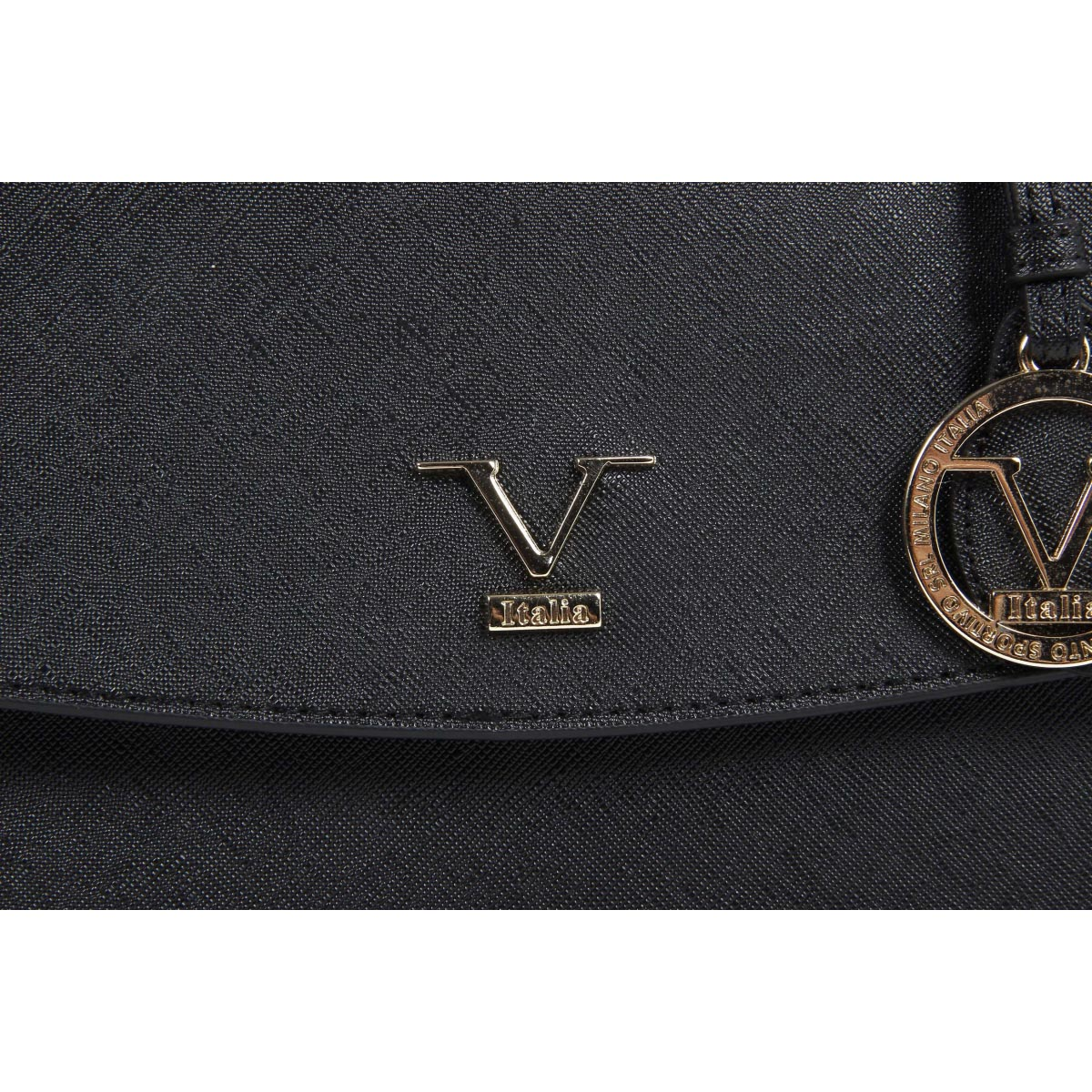 V 1969 Italia Borsa da donna VE09 NERO