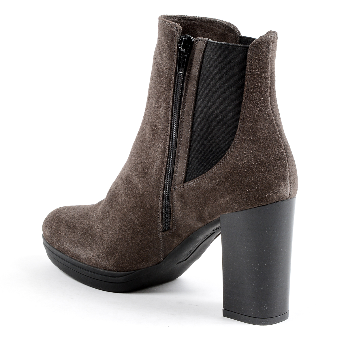 V 1969 Italia Stivaletto con tacco da donna Marrone MADELYN