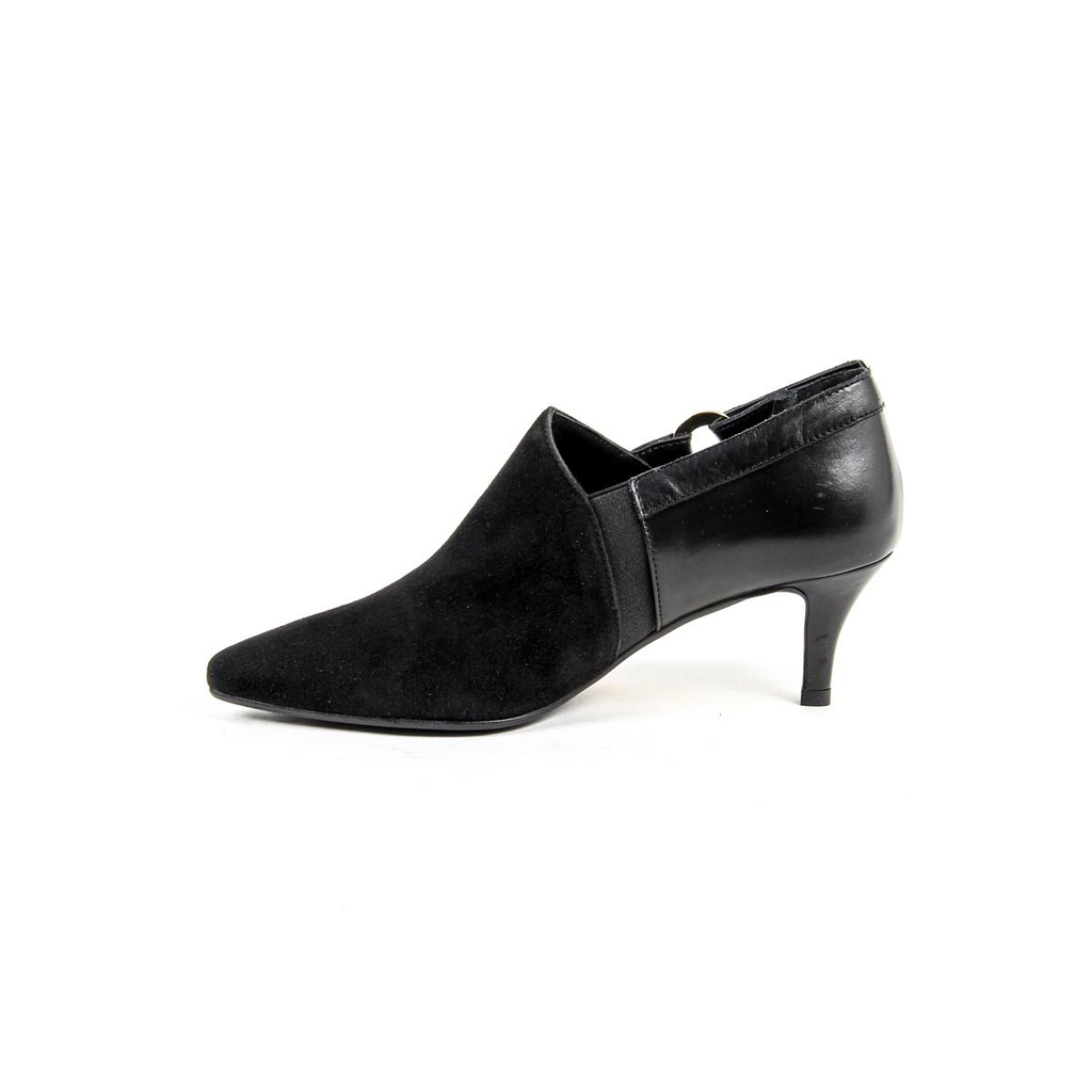 Scarpa con tacco da donna V 1969 Italia KATE CAMOSCIO NERO