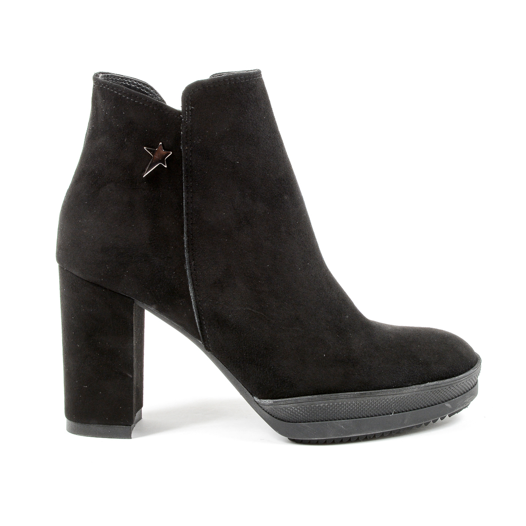 Stivaletti con tacco da donna Andrew Charles neri SHERYL
