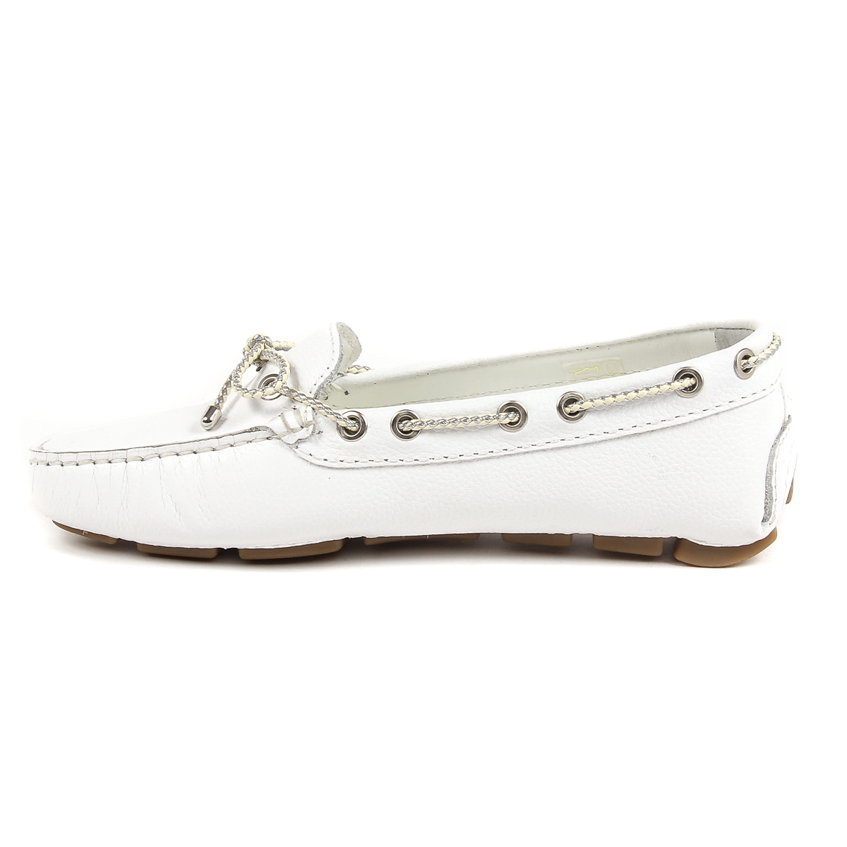 V 1969 Italia Mocassino Donna Bianco EMILIA