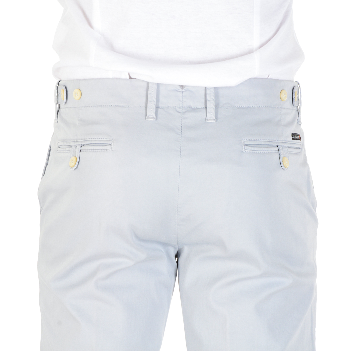 Corneliani Pantaloni Uomo Grigio Chiaro