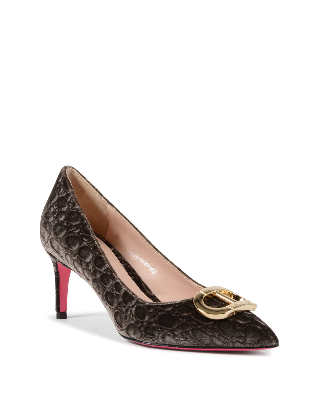 Boss Lady Cocco Velvet Pump Taupe
