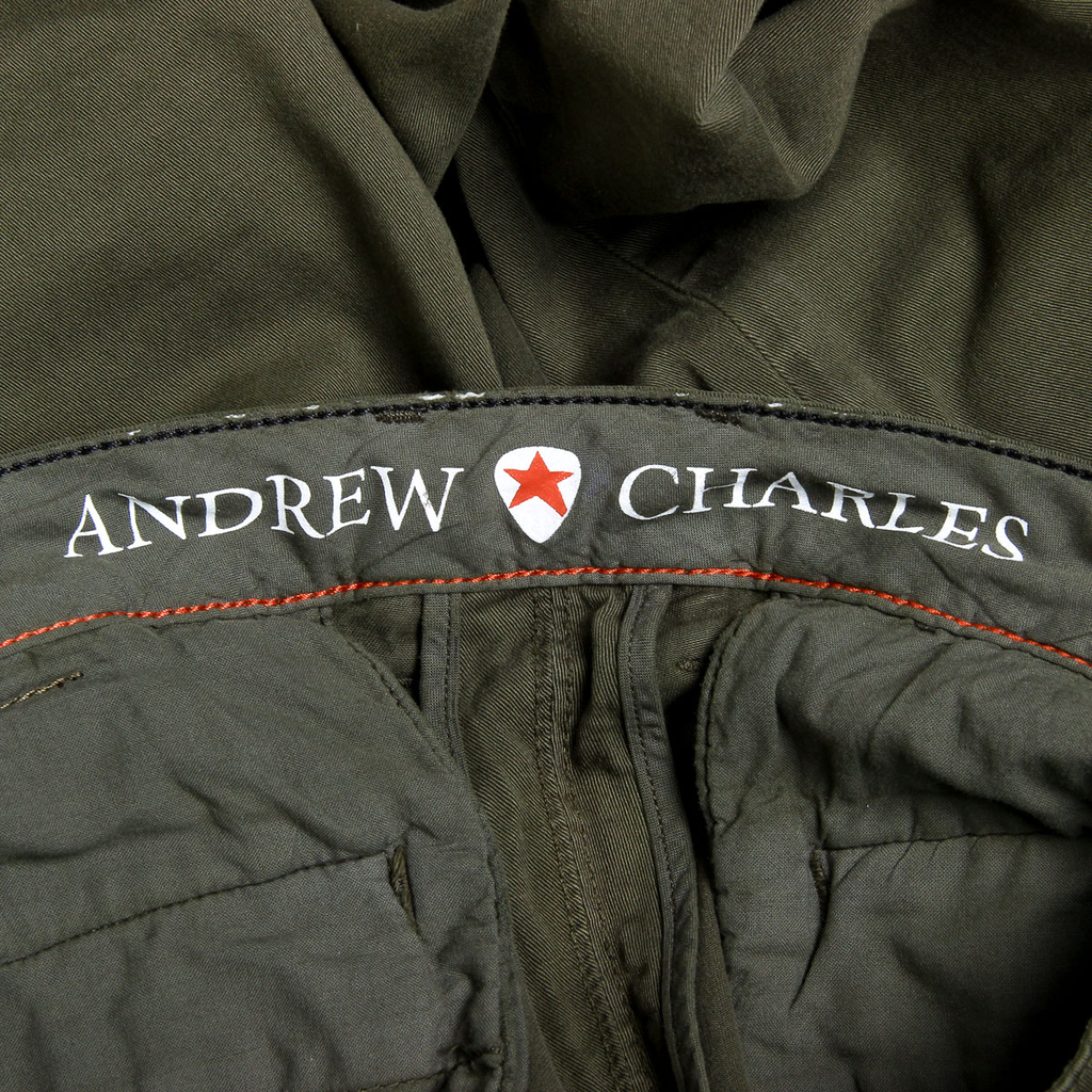 Pantaloni da uomo Andrew Charles verdi AMARA