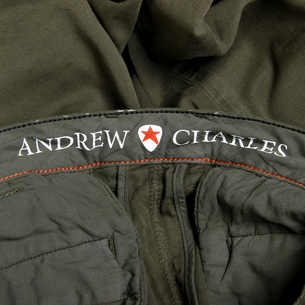 Pantaloni da uomo Andrew Charles verdi AMARA