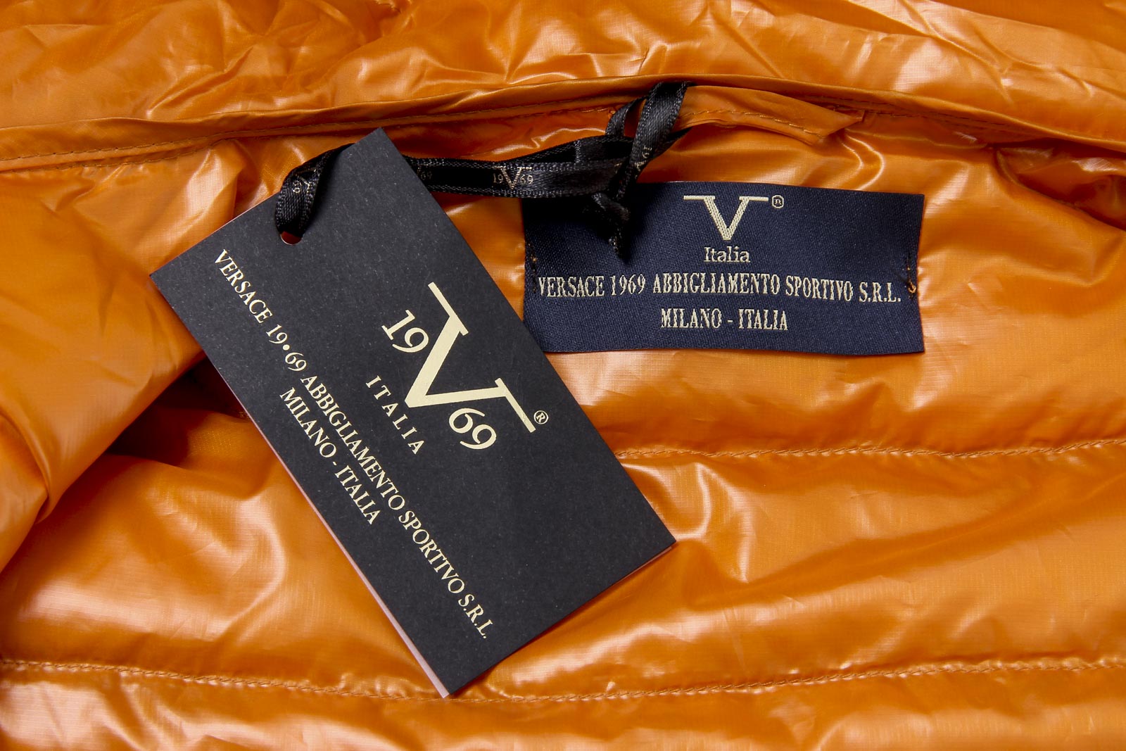 Piumino da uomo V 1969 Italia ARTICO ARANCIONE