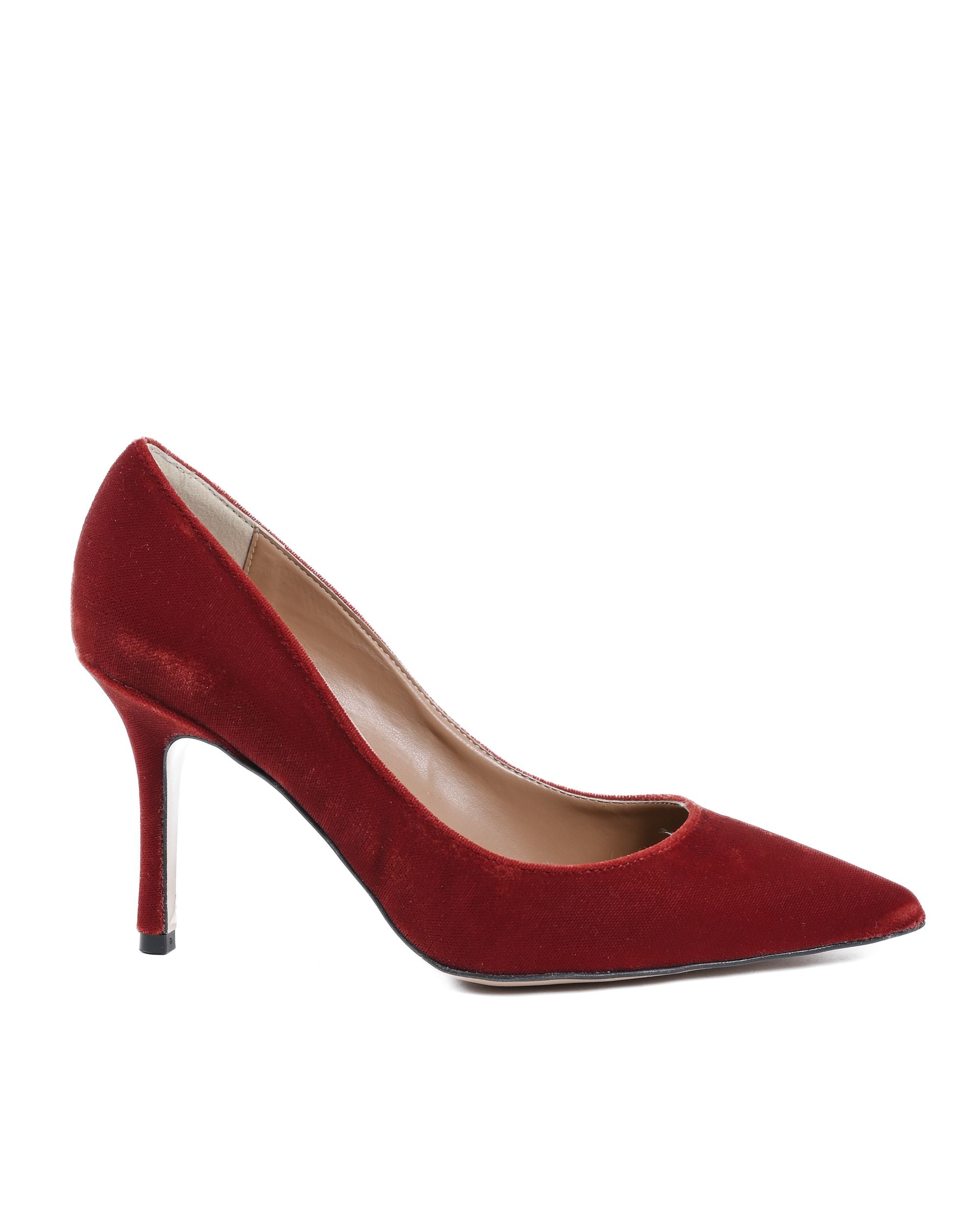 Décolleté Donna 19V69 Italia Rosso DEC85 VELLUTO GRANATA