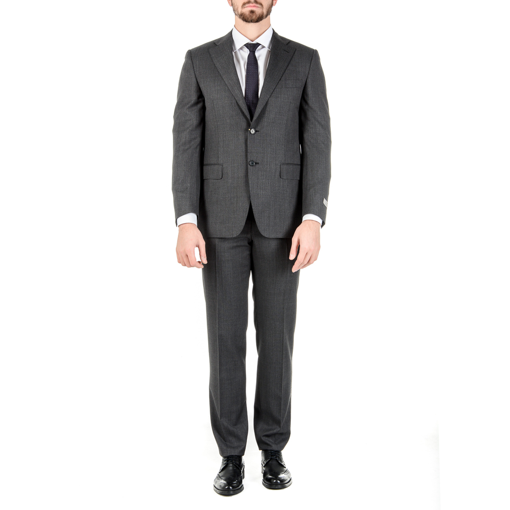Abito da uomo Canali maniche lunghe grigio scuro