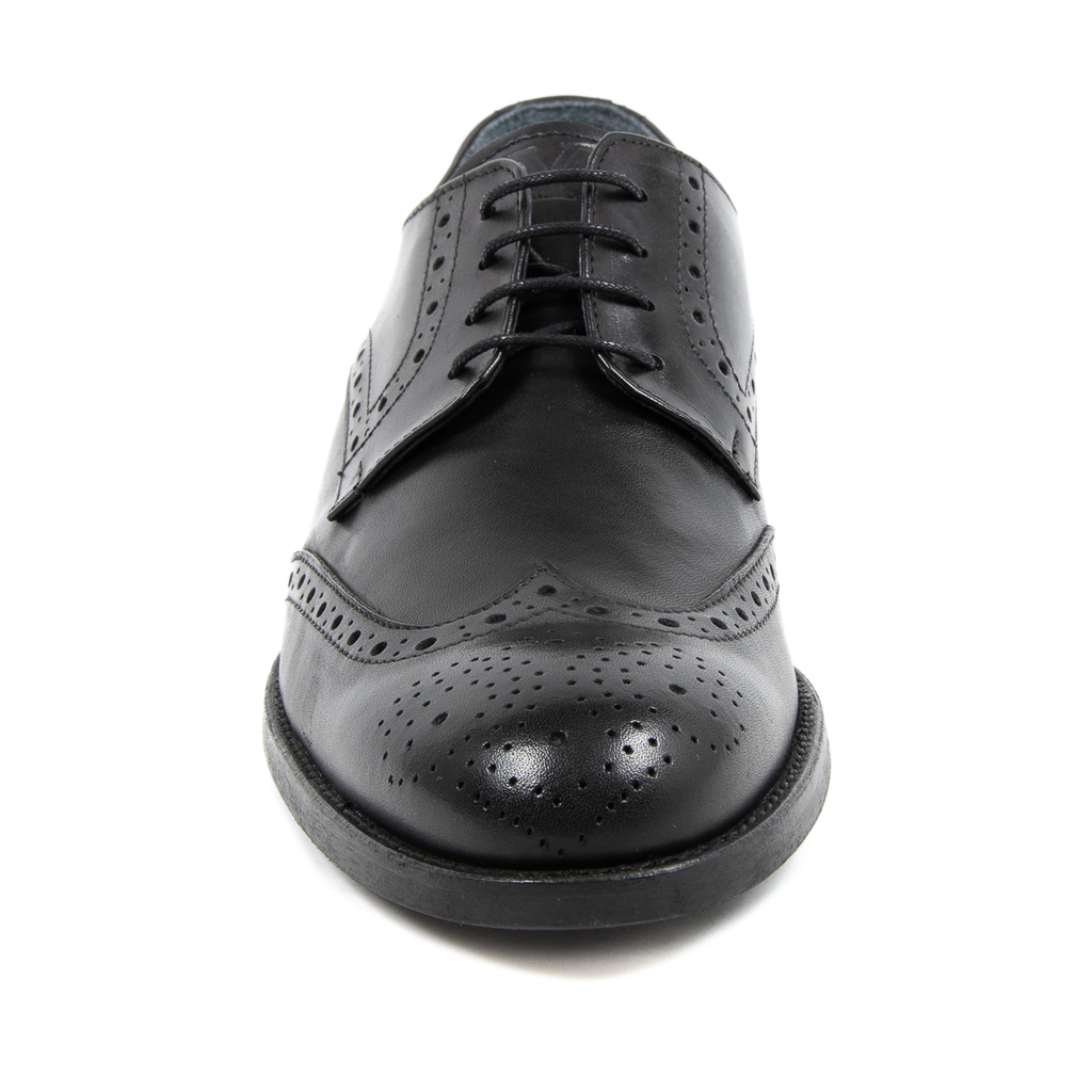 V 1969 Italia Scarpa Brogue da Uomo Nera VERNON