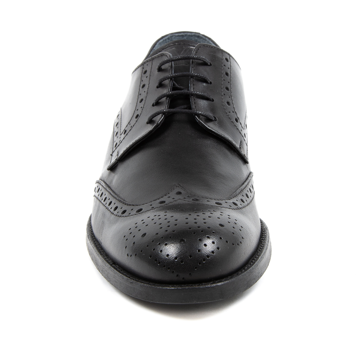 V 1969 Italia Scarpa Brogue da Uomo Nera VERNON