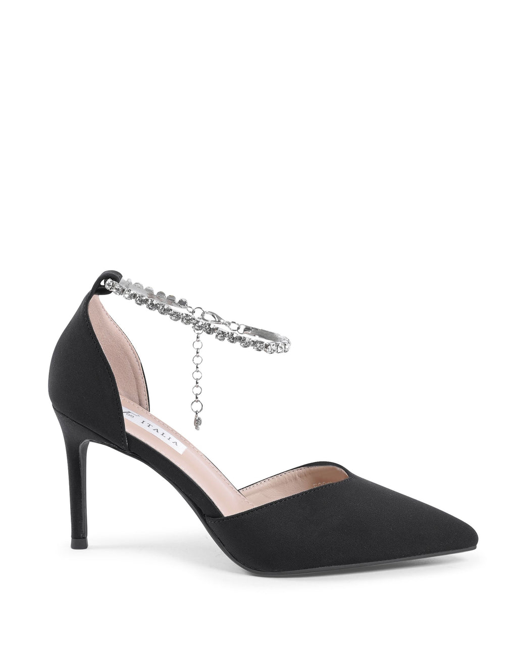 19V69 Italia Scarpe da donna con cinturino alla caviglia nere F2929 NERO