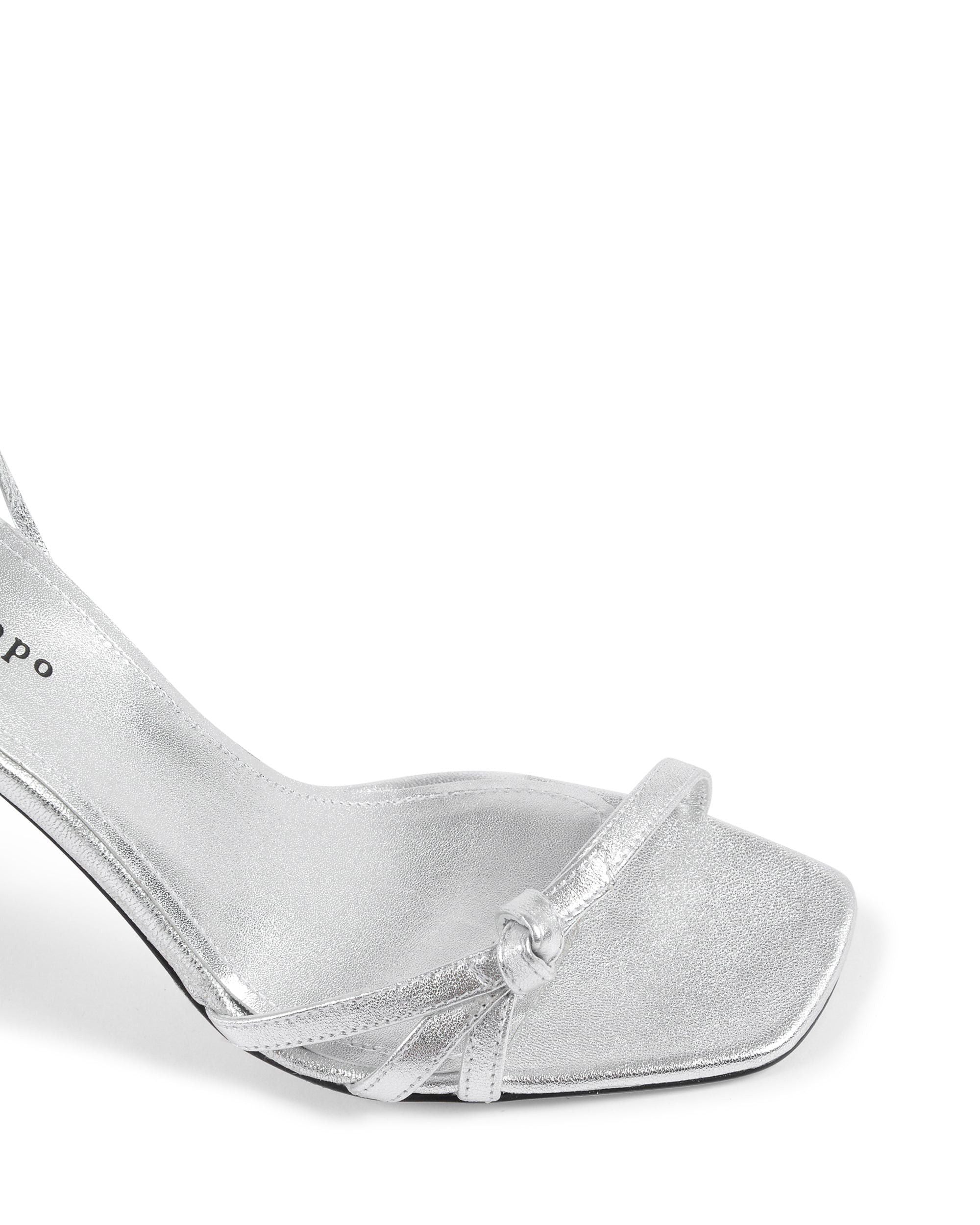 Bey Leather Lace Up Argento