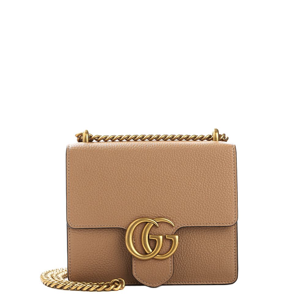 Borsa a tracolla in pelle GG Marmont