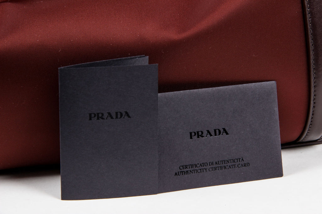 Borsa a mano Prada Ladies BR5116 in tessuto e vitello morbido