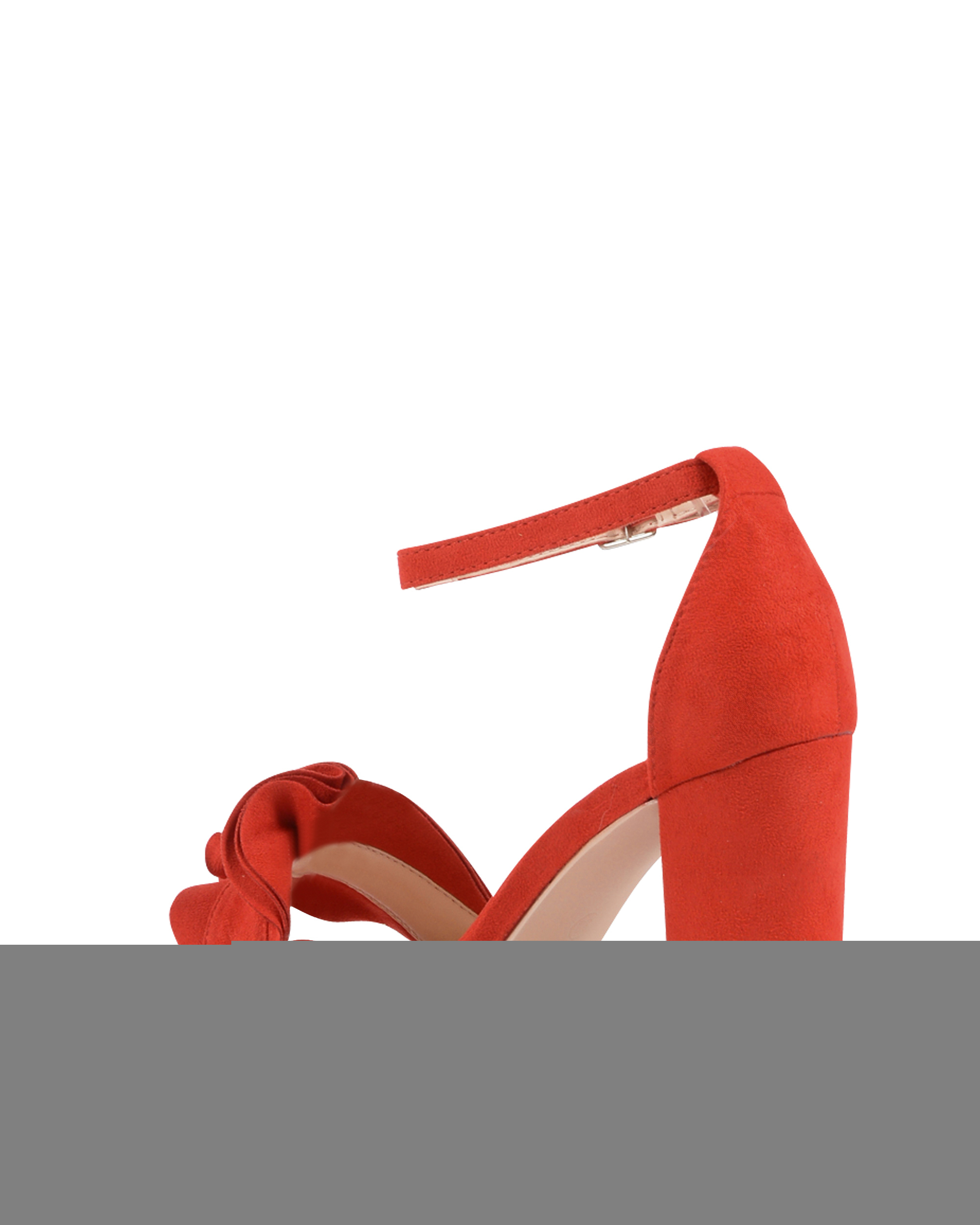 19V69 Italia Sandalo con cinturino alla caviglia da donna Rosso V162 ROSSO