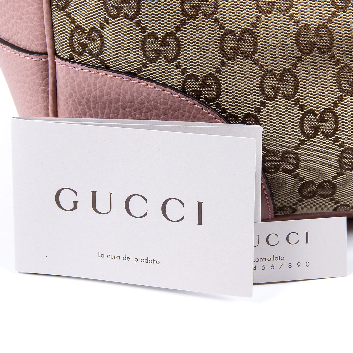 Borsa a mano da donna Gucci GG Guccissima Rosa 449242 8609