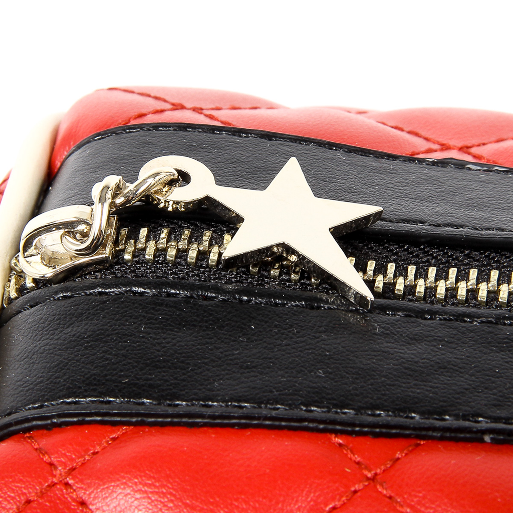 Borsa a mano da donna Andrew Charles, colore rosso ABBIE