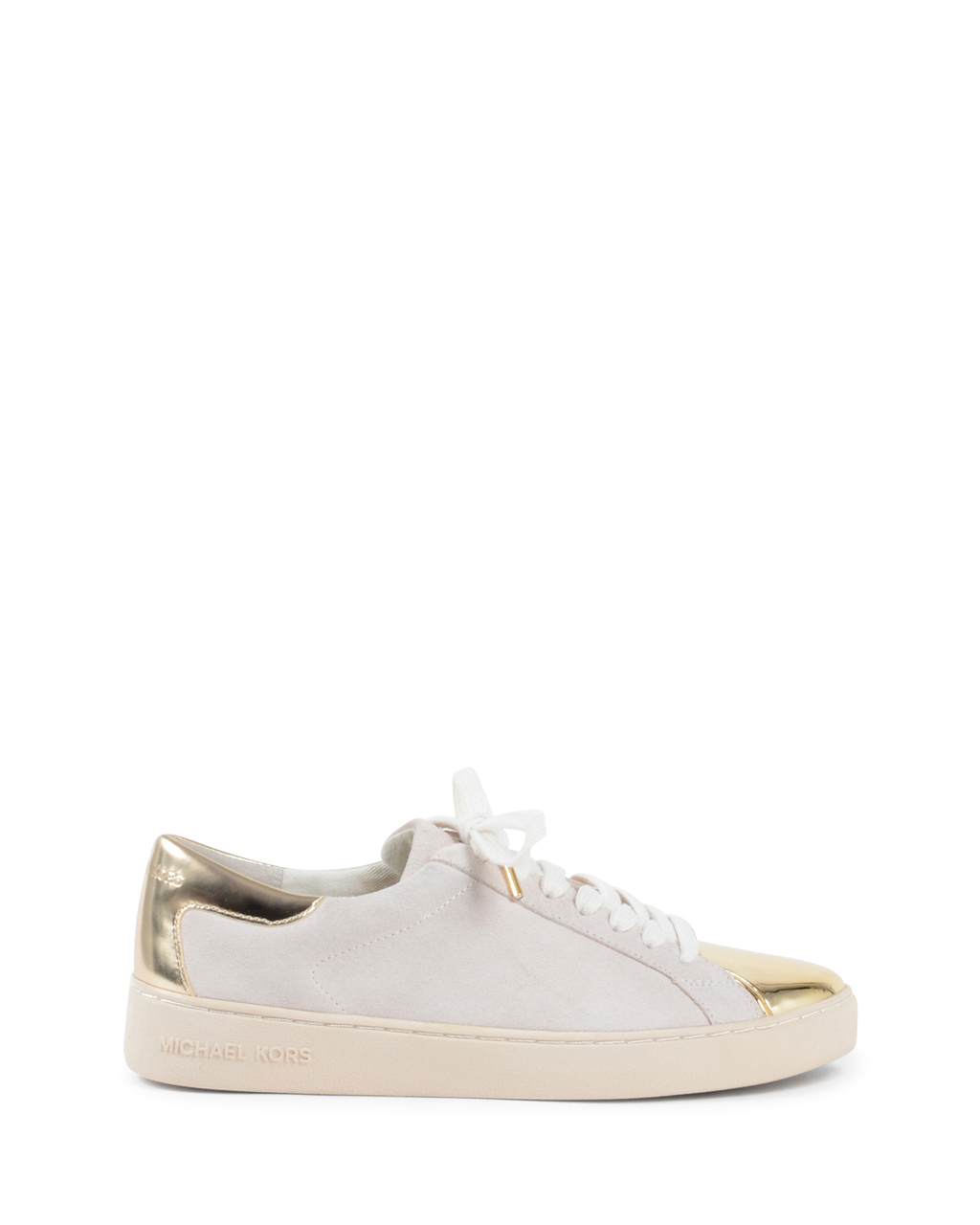 Michael Kors Sneaker da donna in oro bianco FRANKIE