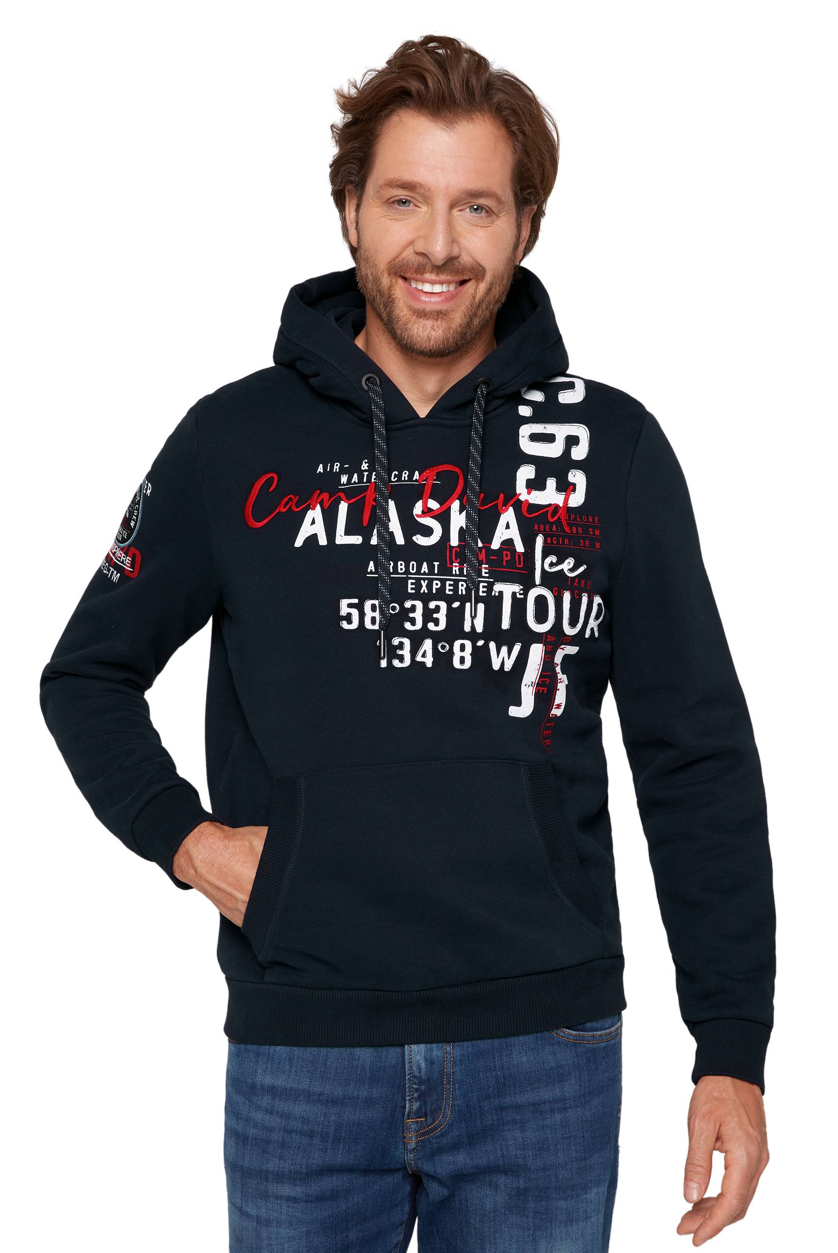 Felpa con cappuccio da uomo Camp David