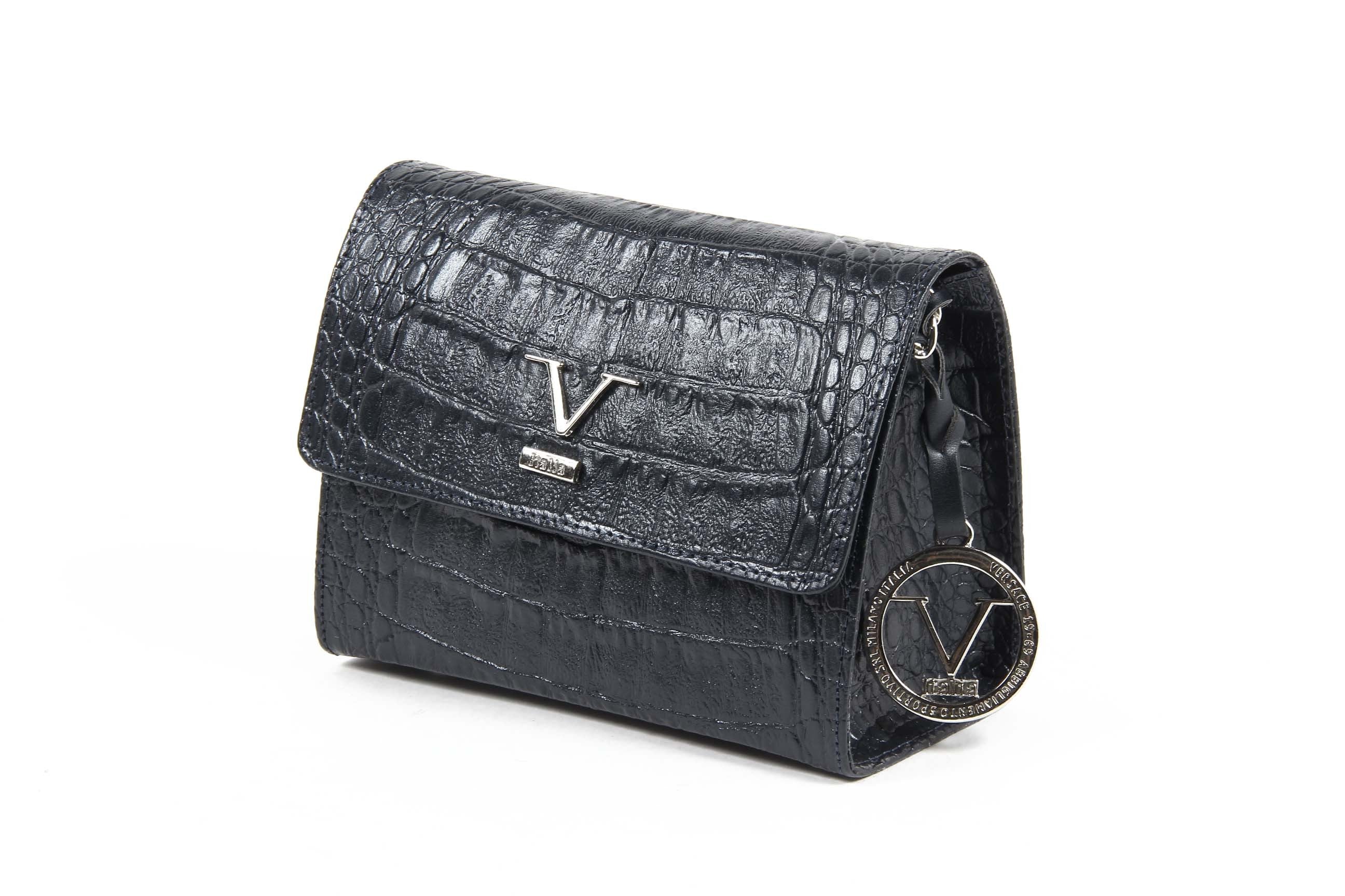Borsa da donna V 1969 Italia ARC04 PELAGIA COCCO BLU