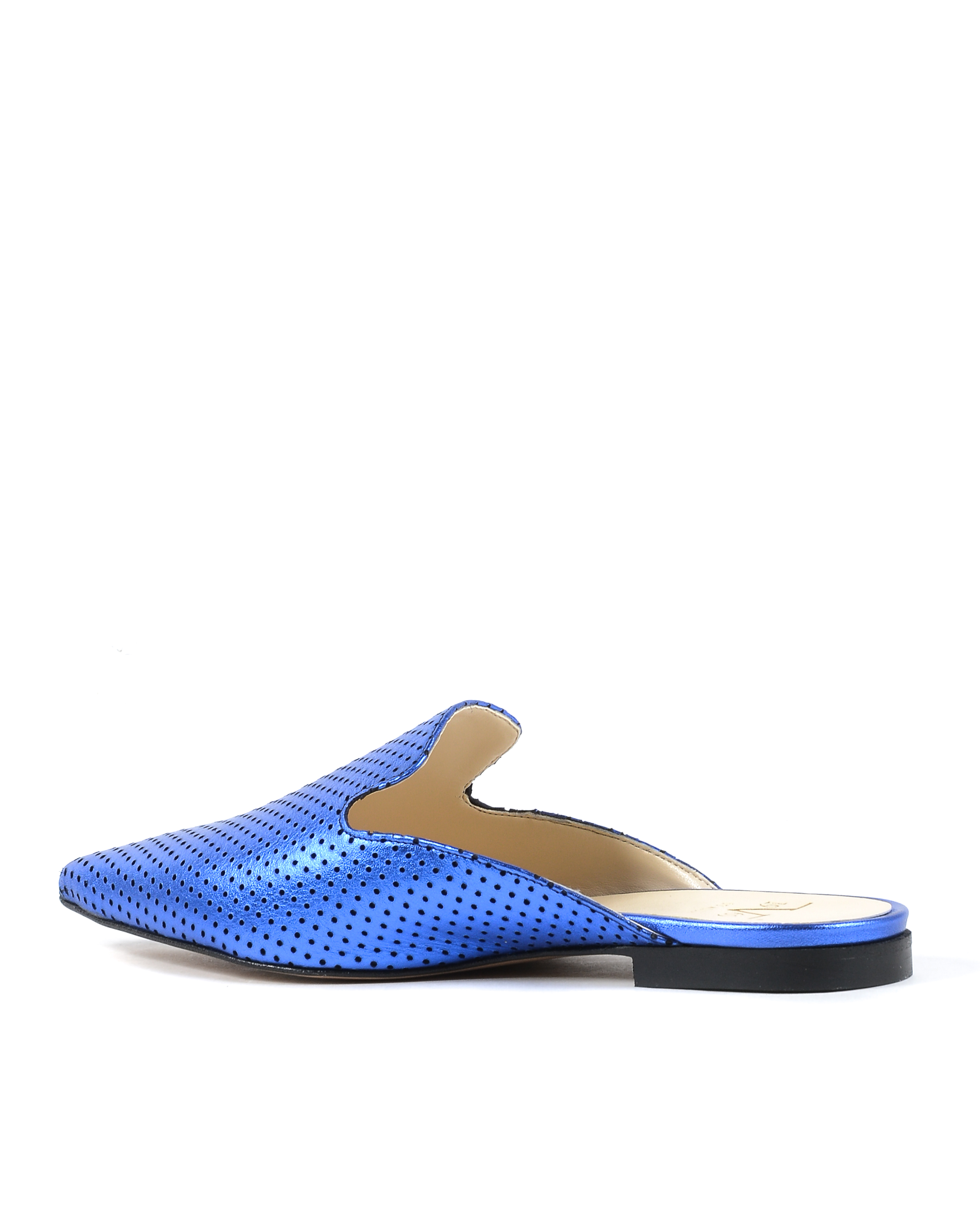 19V69 Italia Ciabatte Donna Lamè Blu 4747 SABOT TRAF LAM BLU