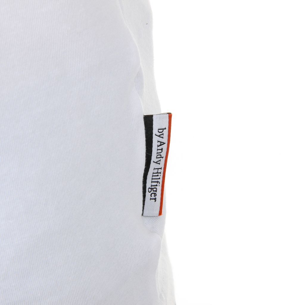 Andrew Charles T-shirt da uomo a maniche corte con scollo a V bianca KENAN
