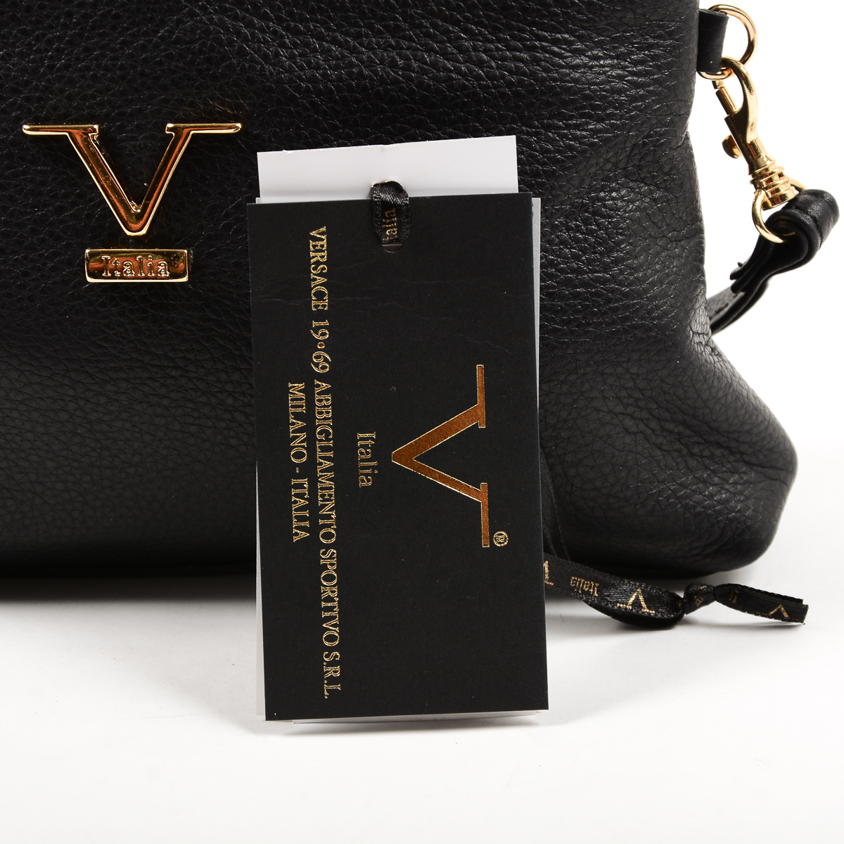 V 1969 Italia Borsa da donna nera ANKARA