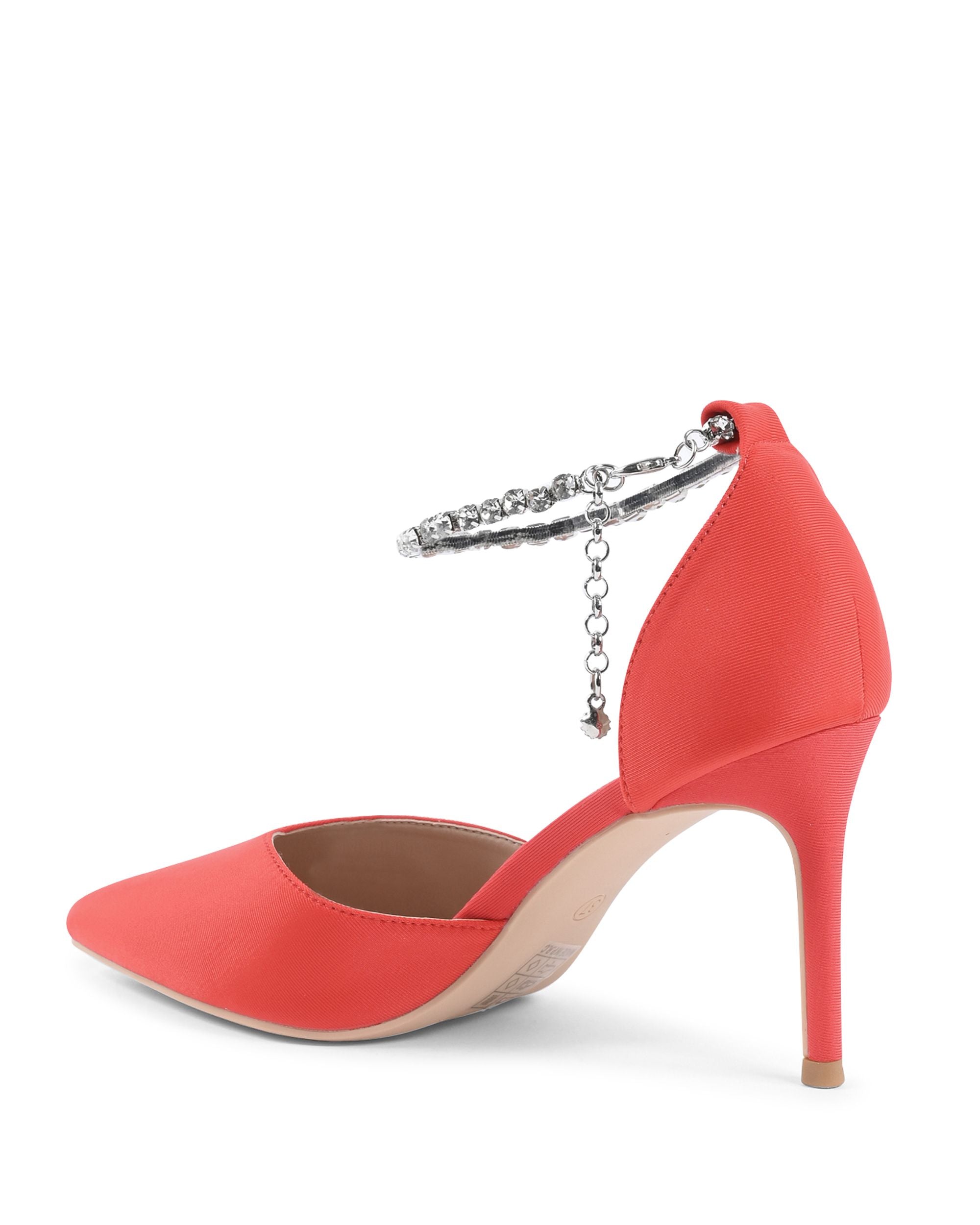 19V69 Italia Scarpe da donna con cinturino alla caviglia rosse F2929 ROSSO