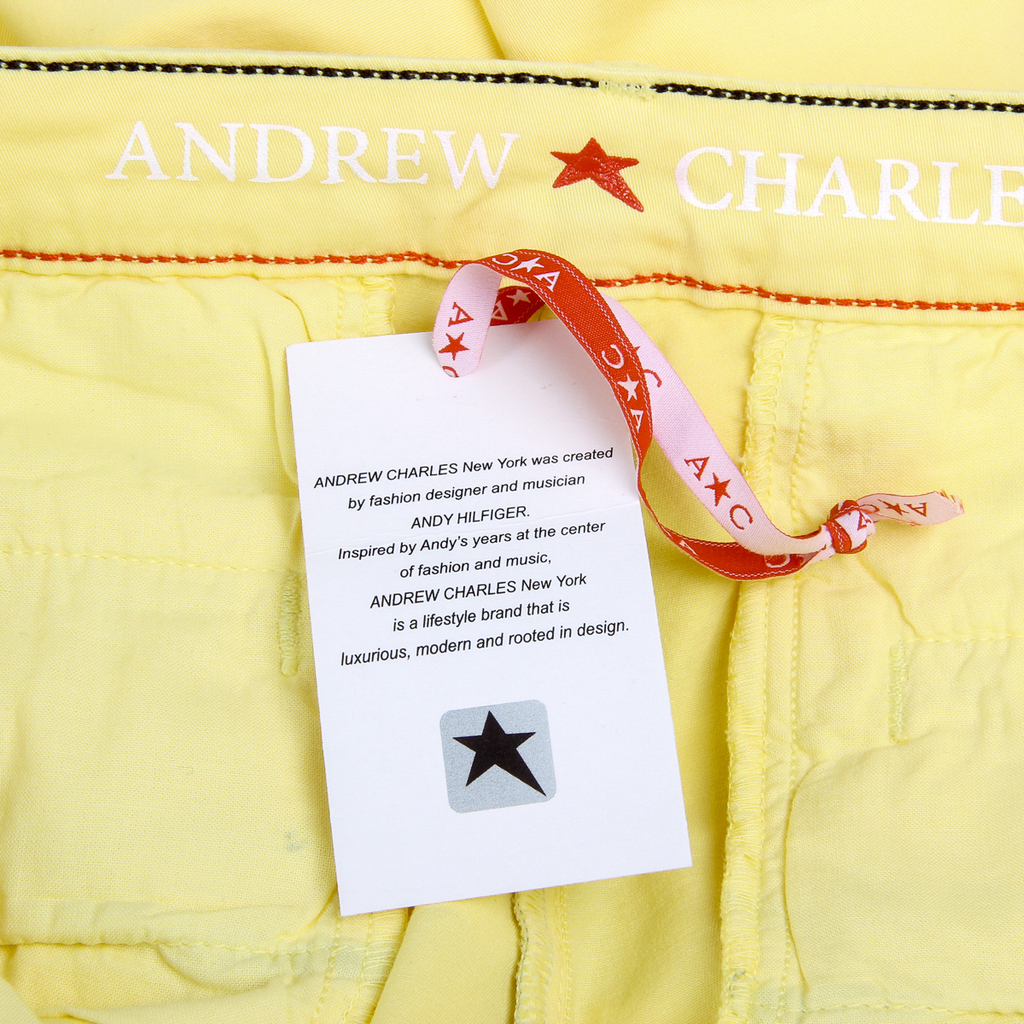 Pantaloni da donna Andrew Charles gialli PENDA